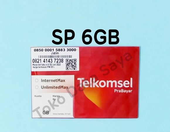 Perdana Kuota Data Telkomsel Lite 6GB